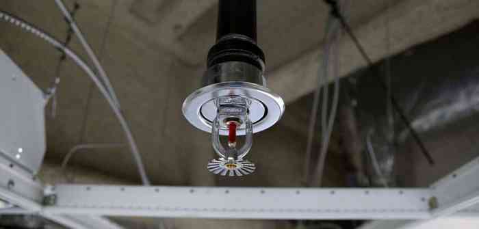 Устройство и принцип работы спринклерного пожаротушения, нормы установки