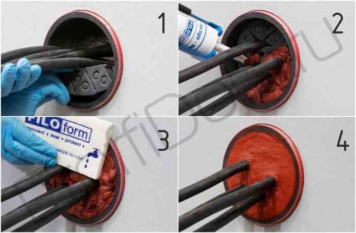 этапы монтажа проходки