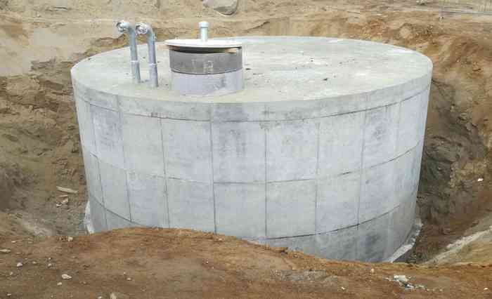 железобетонный резервуар